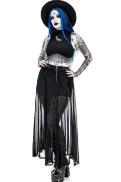 SHADOWS MAXI SKIRT-Restyle Fashion