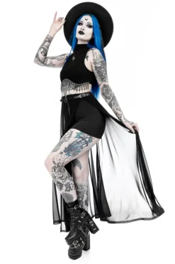 SHADOWS MAXI SKIRT-Restyle Fashion