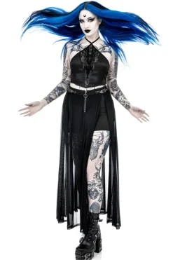 SHADOWS MAXI SKIRT-Restyle Fashion