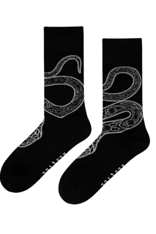żakardowe SKARPETY CATHEDRAL SNAKE z wężem-Restyle Clearance