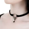 Aksamitny choker CATHEDRALIS VELVET COLLAR-Restyle Clearance