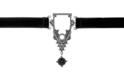 Aksamitny choker CATHEDRALIS VELVET COLLAR-Restyle Clearance