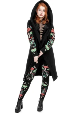 AUTUMNAL EQUINOX HOODIE Bluza z haftem Ćma i muchomor-Restyle Outlet