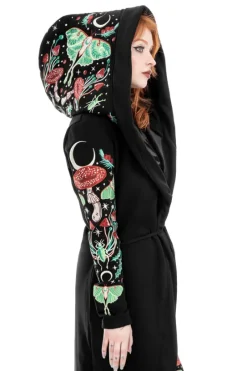 AUTUMNAL EQUINOX HOODIE Bluza z haftem Ćma i muchomor-Restyle Outlet