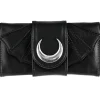 BAT WING WALLET podłużny portfel nietoperz z księżycem-Restyle Hot
