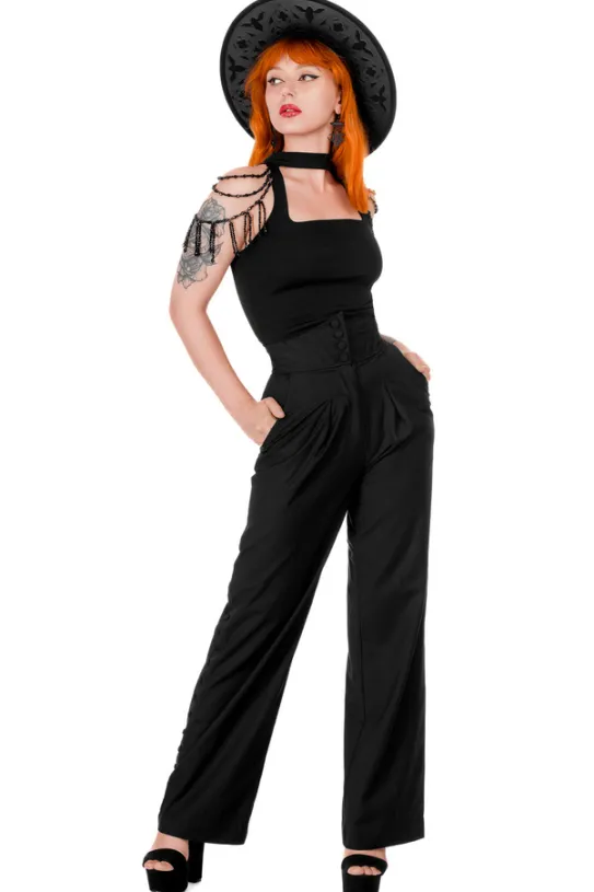 BEADED ISADORA BLOUSE Bluzka z chokerem i koralikami-Restyle Hot