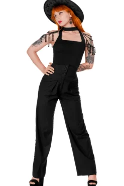 BEADED ISADORA BLOUSE Bluzka z chokerem i koralikami-Restyle Hot