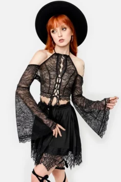 BELLADONNA KORONKOWA BLUZKA-Restyle Fashion
