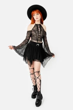 BELLADONNA KORONKOWA BLUZKA-Restyle Fashion