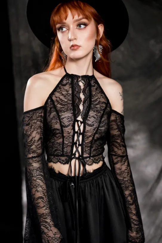 BELLADONNA KORONKOWA BLUZKA-Restyle Fashion