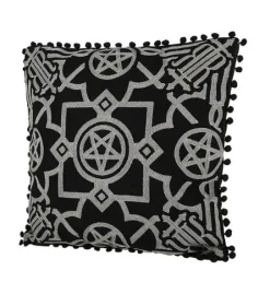 BLAIR BLACK Gotycka poszewka na poduszkę wyszywana-Restyle Sale