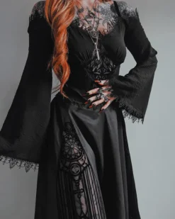 BLUZKA DELPHYNE Z OPUSZCZONYMI RAMIONAMI-Restyle Hot