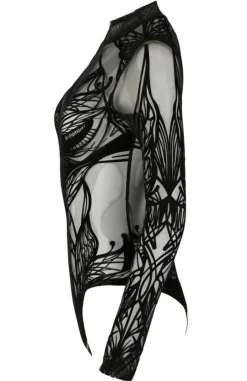 BODY ELVEN WHISPERS Elfickie zdobione body ze skrzydłami-Restyle New