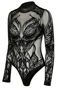 BODY ELVEN WHISPERS Elfickie zdobione body ze skrzydłami-Restyle New