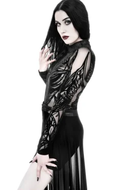BODY ELVEN WHISPERS Elfickie zdobione body ze skrzydłami-Restyle New