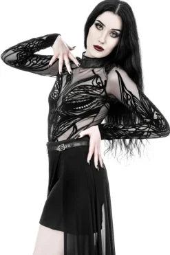 BODY ELVEN WHISPERS Elfickie zdobione body ze skrzydłami-Restyle New