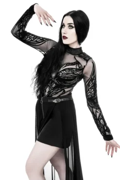 BODY ELVEN WHISPERS Elfickie zdobione body ze skrzydłami-Restyle New