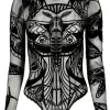 Body z siateczki MOTHS CONTOUR BODYSUIT-Restyle Outlet