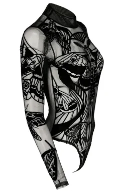 Body z siateczki MOTHS CONTOUR BODYSUIT-Restyle Outlet