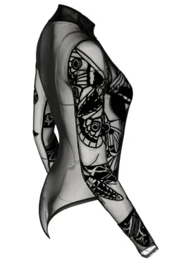 Body z siateczki MOTHS CONTOUR BODYSUIT-Restyle Outlet