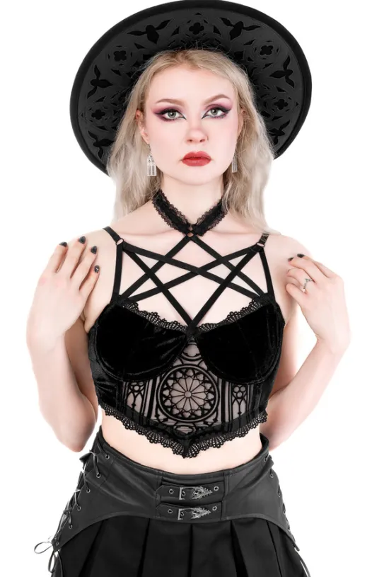 BRALETKA ROSARIUM TOP KATEDRALNY-Restyle Fashion