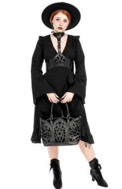 Catacombs Shopper Zdobiona gotycka torba katedralna-Restyle Outlet