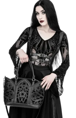 Catacombs Shopper Zdobiona gotycka torba katedralna-Restyle Outlet