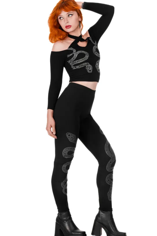 CATHEDRAL SNAKE LEGGINGS-Restyle Sale