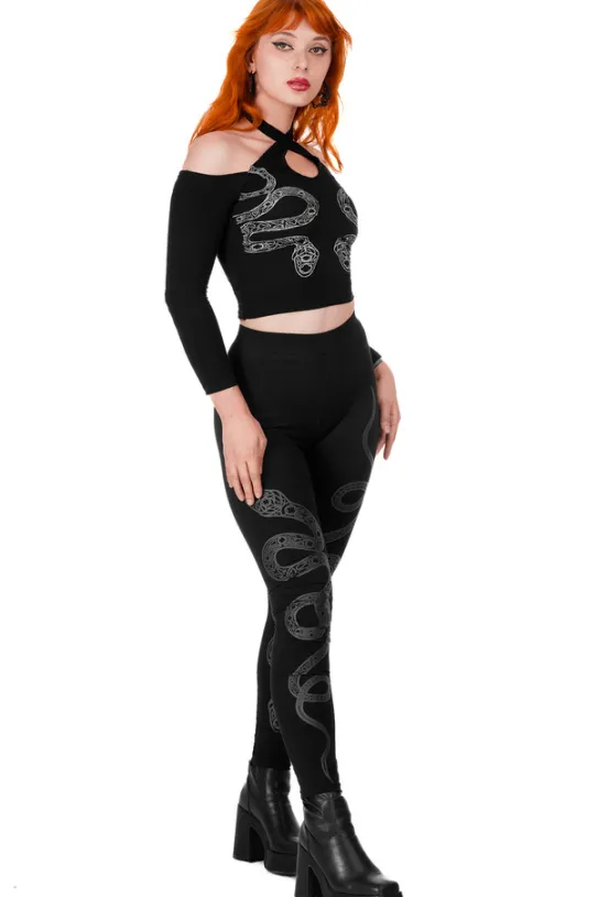 CATHEDRAL SNAKE LEGGINGS-Restyle Sale