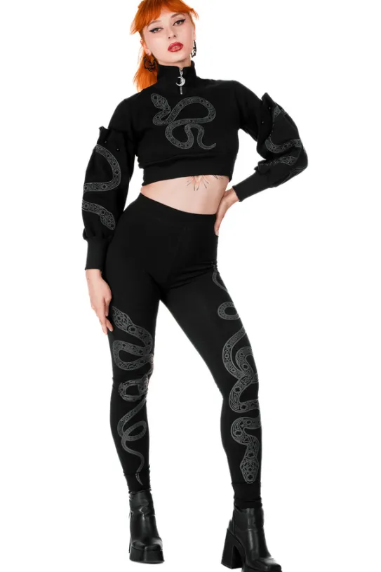 CATHEDRAL SNAKE LEGGINGS-Restyle Sale