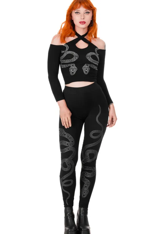 CATHEDRAL SNAKE LEGGINGS-Restyle Sale
