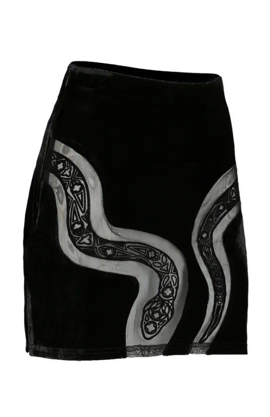 CATHEDRAL SNAKE MINI Spódniczka z wężem-Restyle Fashion