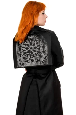 CATHEDRAL TRENCH COAT, Nieprzemakalny płaszcz z rozetą-Restyle Hot
