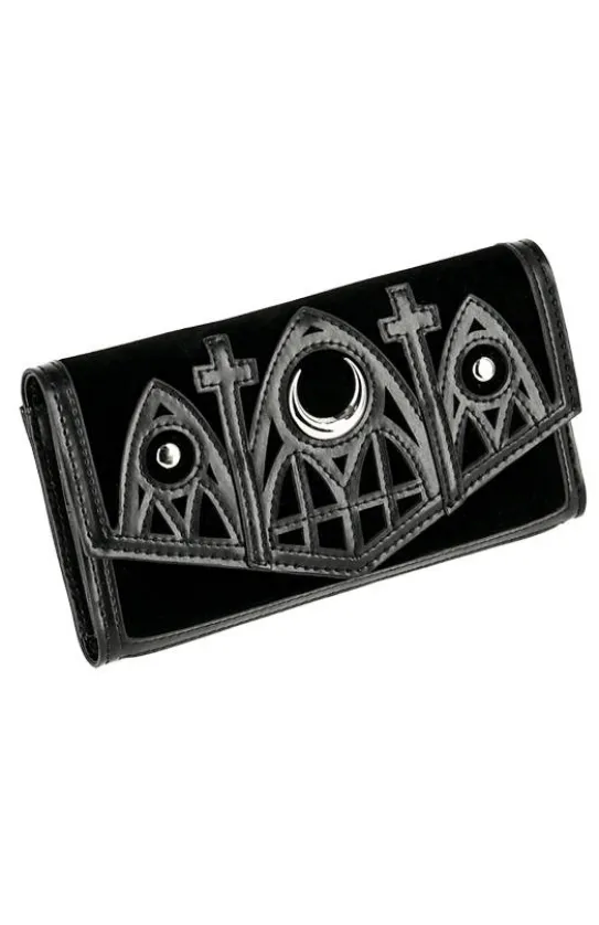 CATHEDRAL WALLET podłużny portfel ze wzorem katedry-Restyle Discount