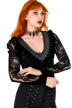 CATHEDRALIS BODYSUIT Body królowej ze zdobionymi plecami-Restyle Hot