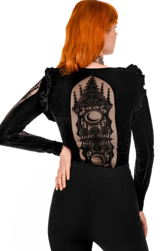 CATHEDRALIS BODYSUIT Body królowej ze zdobionymi plecami-Restyle Hot