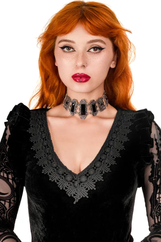 CATHEDRALIS BODYSUIT Body królowej ze zdobionymi plecami-Restyle Hot