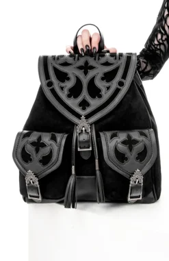 Cathedralis Buckle Backpack Duży, gotycki plecak-Restyle Discount