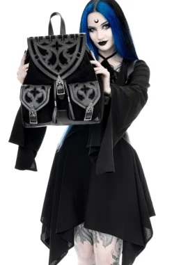 Cathedralis Buckle Backpack Duży, gotycki plecak-Restyle Discount