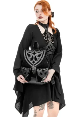 Cathedralis Buckle Backpack Duży, gotycki plecak-Restyle Discount