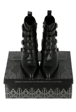 CATHEDRALIS Buty Sztyblety z klamrami katedralnymi-Restyle Sale