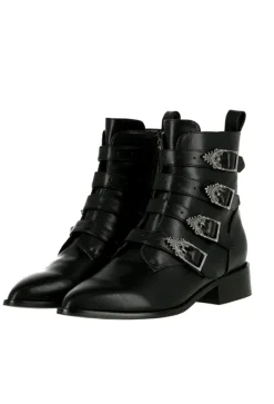 CATHEDRALIS Buty Sztyblety z klamrami katedralnymi-Restyle Sale