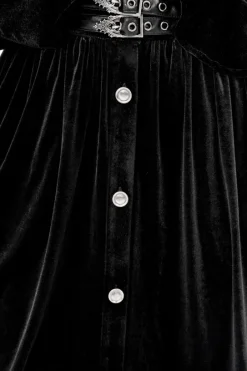 CRYPT VELVET MIDI SKIRT-Restyle Clearance