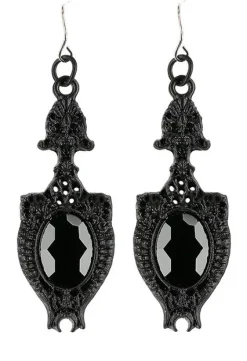 Czarne kolczyki Dark Mirror-Restyle Clearance