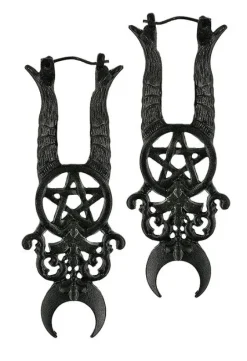 Czarne kolczyki MALEFICENT EARRINGS-Restyle Discount