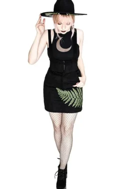 Czarny damski top Mesh Moon-Restyle New