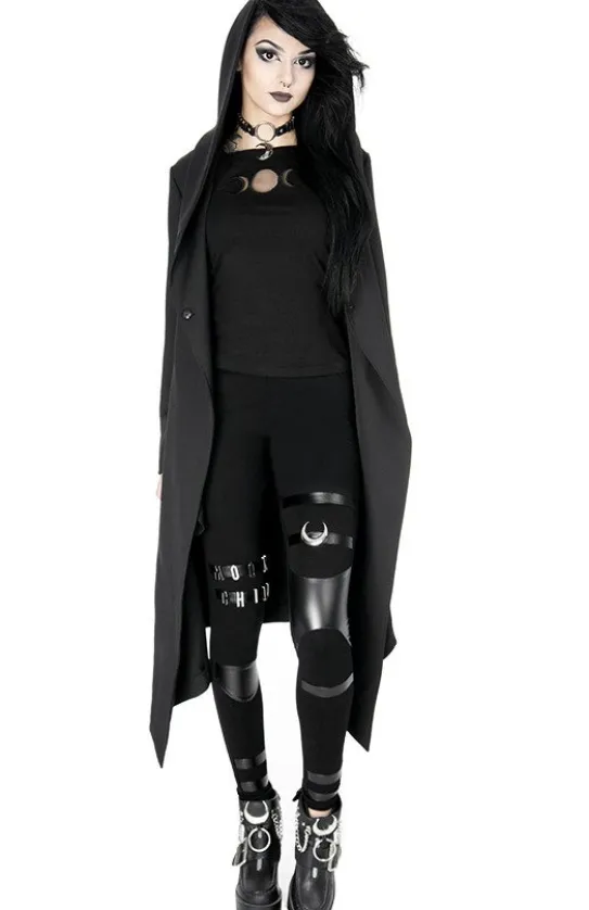 Czarny damski top Triple Goddess-Restyle Clearance
