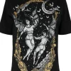 Czarny luźny tshirt succuby LAS FURIAS OVERSIZED-Restyle Hot