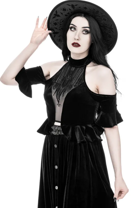 DARK ALTAR HALTERNECK TOP-Restyle New