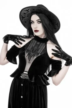 DARK ALTAR HALTERNECK TOP-Restyle New